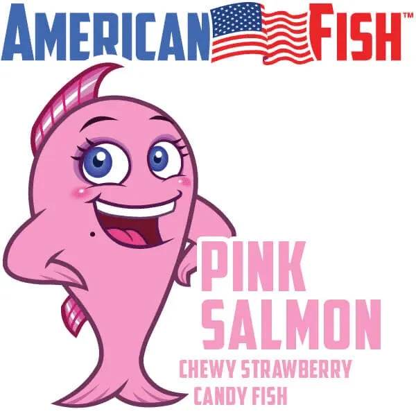 American Fish Chewy Candy - Pink: 16-Ounce Bag 4 American Fish Chewy Candy - Pink: 16-Ounce Bag - Image 4