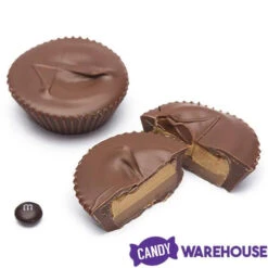 Asher's Giant Chocolate Peanut Butter Caramel Cups: 24-Piece Box -Candy Promotion Store asher s giant chocolate peanut butter caramel cups 24 piece box candy warehouse 3
