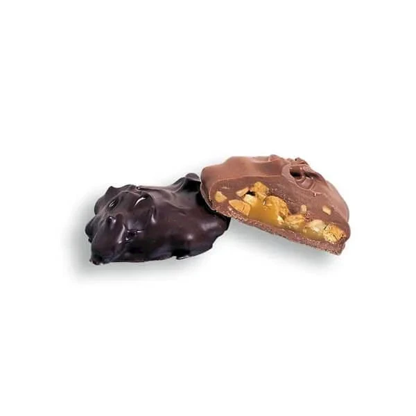 Asher's Sugar Free Cashew Caramel Patties - Milk Chocolate: 6LB Box 1 Asher's Sugar Free Cashew Caramel Patties - Milk Chocolate: 6LB Box