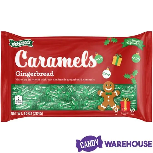 Atkinson Gingerbread Caramels: 10-Ounce Bag 2 Atkinson Gingerbread Caramels: 10-Ounce Bag - Image 2