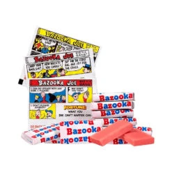 Bazooka Bubble Gum - Original: 225-Piece Tub -Candy Promotion Store bazooka bubble gum original 225 piece tub candy warehouse 3 3dc3762c 106d 4b33 aa16 fd2f022cf41a