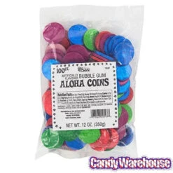 Bee International Aloha Bubble Gum Coins: 100-Piece Bag -Candy Promotion Store bee international aloha bubble gum coins 100 piece bag candy warehouse 4 950b21cf dcb9 4ede 880b ebdc570aa4ba