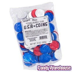 Bee International Patriotic USA Bubble Gum Coins: 100-Piece Bag -Candy Promotion Store bee international patriotic usa bubble gum coins 100 piece bag candy warehouse 4 7f9d03cf d3d2 4d0b 9e86 10103555666f