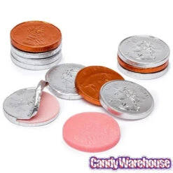 Bee International Silver And Copper Foiled Bubble Gum Coins: 100-Piece Bag -Candy Promotion Store bee international silver and copper foiled bubble gum coins 100 piece bag candy warehouse 4 a66f8f3c ae69 41f4 897b 802fd73613b5