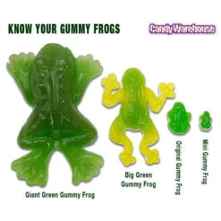 Big Green Gummy Frogs Candy: 5LB Bag -Candy Promotion Store big green gummy frogs candy 5lb bag candy warehouse 4