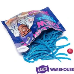 Big League Chew Bubble Gum Packs - Blue Raspberry: 12-Piece Box -Candy Promotion Store big league chew bubble gum packs blue raspberry 12 piece box candy warehouse 3