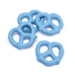 Blueberry Yogurt Covered Mini Pretzels: 9-Ounce Tub