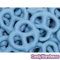 Blueberry Yogurt Covered Mini Pretzels: 9-Ounce Tub -Candy Promotion Store blueberry yogurt covered mini pretzels 9 ounce tub candy warehouse 3