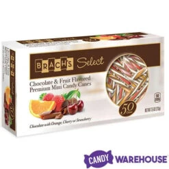 Brach's Chocolate And Fruit Flavored Premium Mini Candy Canes: 50-Piece Box -Candy Promotion Store brach s chocolate and fruit flavored premium mini candy canes 50 piece box candy warehouse 3 1e785876 199f 4e2e 9069 12c1edb83989