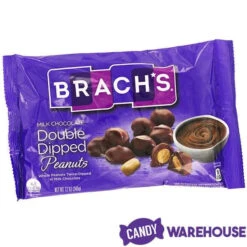 Brach's Double Dippers Milk Chocolate Covered Peanuts: 12-Ounce Bag -Candy Promotion Store brach s double dippers milk chocolate covered peanuts 12 ounce bag candy warehouse 5 8c62dab0 7d30 446f bbde 481fc16ff76b