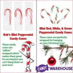 Brach's Peppermint Mini Candy Canes: 500-Piece Tub -Candy Promotion Store brach s peppermint mini candy canes 500 piece tub candy warehouse 4