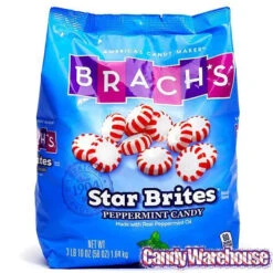 Brach's Peppermint Star Brites Mints Candy: 300-Piece Bag -Candy Promotion Store brach s peppermint star brites mints candy 300 piece bag candy warehouse 3