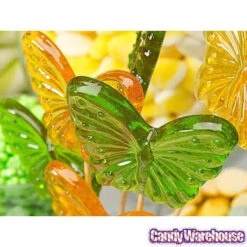 Butterfly Hard Candy Lollipops: 12-Piece Bag -Candy Promotion Store butterfly hard candy lollipops 12 piece bag candy warehouse 3