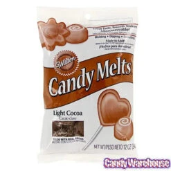 Wilton Candy Melts - Light Cocoa: 12-Ounce Bag -Candy Promotion Store candy melts light cocoa 12 ounce bag candy warehouse 4