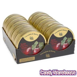 Cavendish & Harvey Hard Candy Drops Tins - Sour Cherry: 12-Piece Box -Candy Promotion Store cavendish and harvey hard candy drops tins sour cherry 12 piece box candy warehouse 3