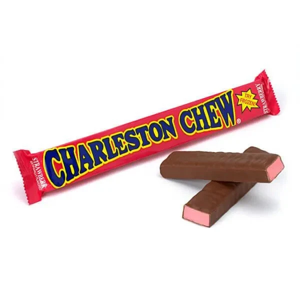 Charleston Chew Candy Bars - Strawberry: 24-Piece Box 1 Charleston Chew Candy Bars - Strawberry: 24-Piece Box
