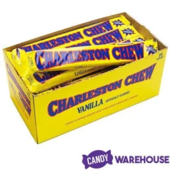 Charleston Chew Candy Bars - Vanilla: 24-Piece Box 6 Charleston Chew Candy Bars - Vanilla: 24-Piece Box -Candy Promotion Store charleston chew candy bars vanilla 24 piece box candy warehouse 3