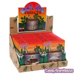Chocolate Covered Insects Packs: 24-Piece Box -Candy Promotion Store chocolate covered insects packs 24 piece box candy warehouse 3 280e8ad0 6262 442f bd74 343fd156cd05