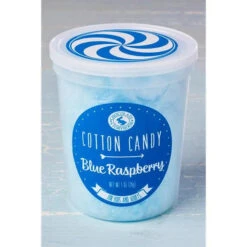 Chocolate Storybook Cotton Candy - Blue Raspberry: 1-Ounce Tub -Candy Promotion Store chocolate storybook cotton candy blue raspberry 1 ounce tub candy warehouse 3