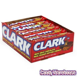 Clark Candy Bars: 24-Piece Box -Candy Promotion Store clark candy bars 24 piece box candy warehouse 3