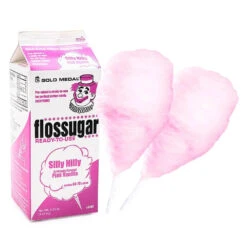 Cotton Candy Floss Sugar - Pink Vanilla: Half Gallon Carton