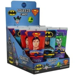 DC Comics Squeeze Candy Tubes: 12-Piece Display -Candy Promotion Store dc comics squeeze candy tubes 12 piece display candy warehouse 4