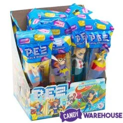 DC Superhero Girls PEZ Candy Packs: 12-Piece Display -Candy Promotion Store dc superhero girls pez candy packs 12 piece display candy warehouse 3