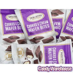 Dolcetto Cookies & Cream-Filled Wafer Bites Packs: 24-Piece Display -Candy Promotion Store dolcetto cookies and cream filled wafer bites packs 24 piece display candy warehouse 4 f7999958 1162 462f 89df 1a878aa98de4