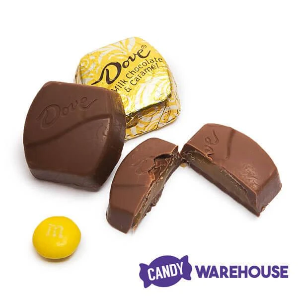 Dove Milk Chocolate Caramel Squares: 28-Piece Bag 3 Dove Milk Chocolate Caramel Squares: 28-Piece Bag - Image 3
