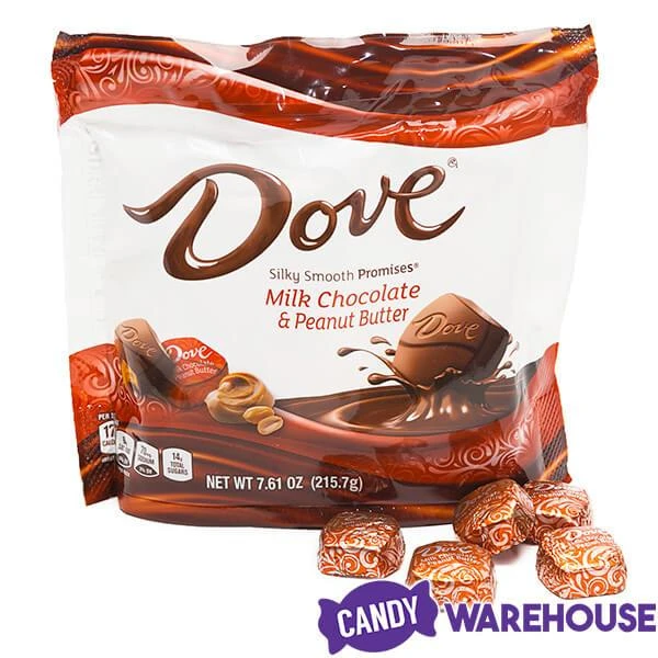 Dove Milk Chocolate Peanut Butter Squares: 28-Piece Bag 5 Dove Milk Chocolate Peanut Butter Squares: 28-Piece Bag - Image 5