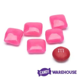 Dubble Bubble Chiclets Chewing Gum Tabs - Pink: 1.5LB Jar -Candy Promotion Store dubble bubble chiclets chewing gum tabs pink 1 5lb jar candy warehouse 3