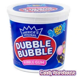 Dubble Bubble Gum: 180-Piece Tub -Candy Promotion Store dubble bubble gum 180 piece tub candy warehouse 3