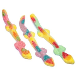 New Arrival 16 Efrutti Sour Gummy Geckos Candy: 40-Piece Box