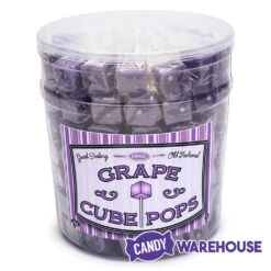 Espeez Cube Pop - Grape: 100-Piece Tub -Candy Promotion Store espeez cube pop grape 100 piece tub candy warehouse 3