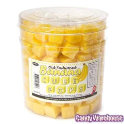 Espeez Cube Pops - Banana: 100-Piece Tub -Candy Promotion Store espeez cube pops banana 100 piece tub candy warehouse 3