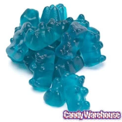 European Style Gummy Bears - Blue Raspberry: 2LB Bag -Candy Promotion Store european style gummy bears blue raspberry 2lb bag candy warehouse 3