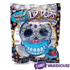 Flix Candy Day Of The Dead Sweet Skull Lip Pops Candy Packs: 12-Piece Display -Candy Promotion Store flix candy day of the dead sweet skull lip pops candy packs 12 piece display candy warehouse 3
