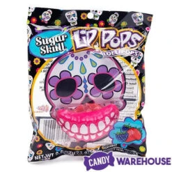 Flix Candy Day Of The Dead Sweet Skull Lip Pops Candy Packs: 12-Piece Display -Candy Promotion Store flix candy day of the dead sweet skull lip pops candy packs 12 piece display candy warehouse 4