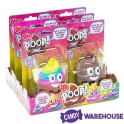 Flix Candy Wind-up Poop Emoji Candy Dispensers: 6-Piece Display -Candy Promotion Store flix candy wind up poop emoji candy dispensers 6 piece display candy warehouse 3