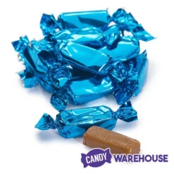 Foiled Caramel Candy - Blue: 180-Piece Bag -Candy Promotion Store foiled caramel candy blue 180 piece bag candy warehouse 4