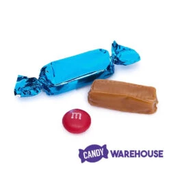 Foiled Caramel Candy - Blue: 180-Piece Bag -Candy Promotion Store foiled caramel candy blue 180 piece bag candy warehouse 5
