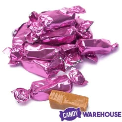 Foiled Caramel Candy - Hot Pink: 180-Piece Bag -Candy Promotion Store foiled caramel candy hot pink 180 piece bag candy warehouse 5