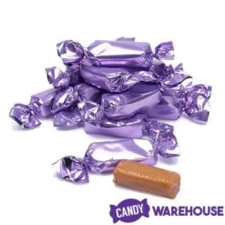 Foiled Caramel Candy - Lavender: 180-Piece Bag -Candy Promotion Store foiled caramel candy lavender 180 piece bag candy warehouse 3