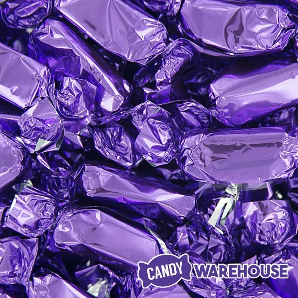 Foiled Caramel Candy - Purple: 180-Piece Bag 2 Foiled Caramel Candy - Purple: 180-Piece Bag - Image 2