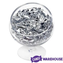 Foiled Caramel Candy - Silver: 180-Piece Bag -Candy Promotion Store foiled caramel candy silver 180 piece bag candy warehouse 4