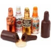 Foiled Chocolate Bottles With Liquor Filling: 24-Piece Display
