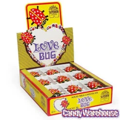 Foiled Milk Chocolate Lady Bugs: 36-Piece Display -Candy Promotion Store foiled milk chocolate lady bugs 36 piece display candy warehouse 3