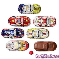 Foiled Milk Chocolate Race Cars: 36-Piece Display -Candy Promotion Store foiled milk chocolate race cars 36 piece display candy warehouse 3