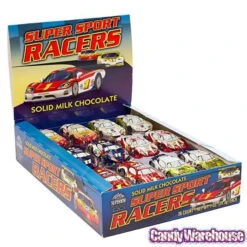 Foiled Milk Chocolate Race Cars: 36-Piece Display -Candy Promotion Store foiled milk chocolate race cars 36 piece display candy warehouse 4