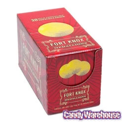 Fort Knox Gold Foiled Milk Chocolate US Dollar Medallions: 30-Piece Box -Candy Promotion Store fort knox gold foiled milk chocolate us dollar medallions 30 piece box candy warehouse 9